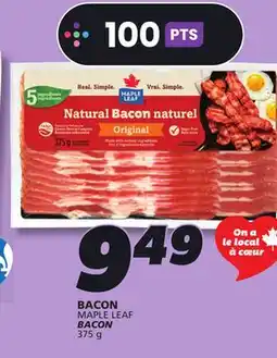 IGA MAPLE LEAF BACON offer