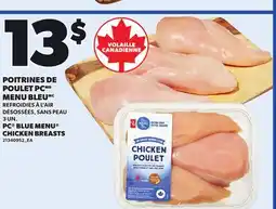 Provigo POITRINES DE POULET PC MENU BLEU , 3 UN offer