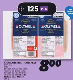 IGA OLYMEL DUO SLICED DELI MEATS offer