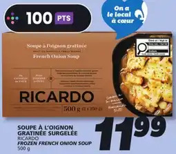 IGA RICARDO FROZEN FRENCH ONION SOUP offer