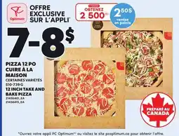 Provigo 12 INCH TAKE AND BAKE PIZZA, 510-739 G offer
