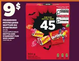 Provigo SKITTLE AND STARBURST FUN SIZE CANDY, 45 UN offer