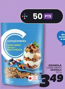 IGA COMPLIMENTS GRANOLA offer