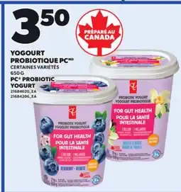 Provigo YOGOURT PROBIOTIQUE PC, 650 G offer