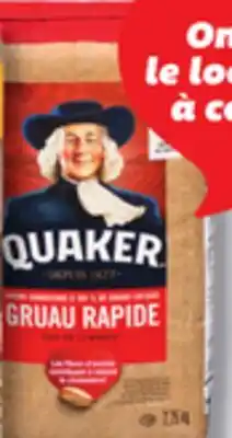 IGA QUAKER RAPIDE OATMEAL offer