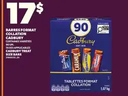 Provigo CADBURY TREAT SIZE BARS, 90 UN offer