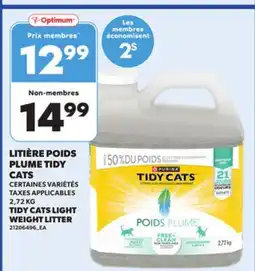 Provigo TIDY CATS LIGHT WEIGHT LITTER, 2,72 KG offer