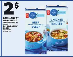 Provigo PC BLUE MENU BROTH, 900 ML offer
