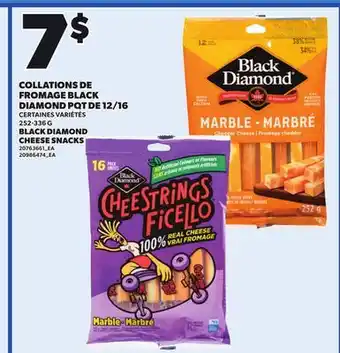 Provigo BLACK DIAMOND CHEESE SNACKS, 252-336 G offer