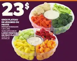 Provigo LARGE VEGETABLE OR FRUIT PLATTER, 1,58-2,2KG offer