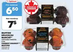 Provigo MUFFINS DÉLICES DU MARCHÉMC, 6 UN offer