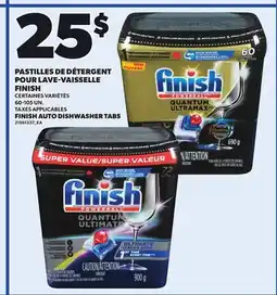 Provigo FINISH AUTO DISHWASHER TABS, 60-105 UN offer