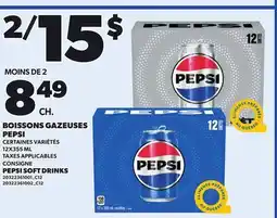 Provigo PEPSI SOFT DRINKS, 12X355 ML offer