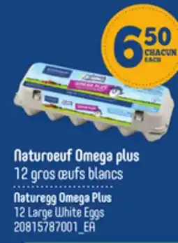 Provigo NATUREGG OMEGA PLUS 12 LARGE WHITE EGGS offer