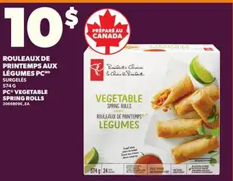 Provigo PC VEGETABLE SPRING ROLLS, 574 G offer
