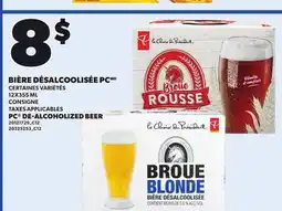 Provigo PC DE-ALCOHOLIZED BEER, 12X355 ML offer