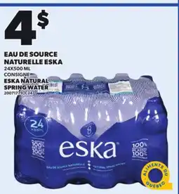 Provigo ESKA NATURAL SPRING WATER, 24X500 ML offer