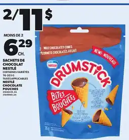 Provigo NESTLÉ CHOCOLATE POUCHES, 76-203 G offer