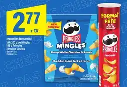 Maxi CROUSTILLES FORMAT FÊTE 194/203 G OU MINGLES 155 G | PRINGLES offer