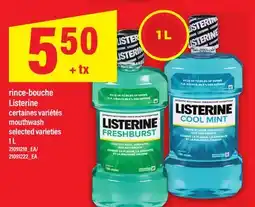 Maxi RINCE-BOUCHE LISTERINE | MOUTHWASH, 1 L offer