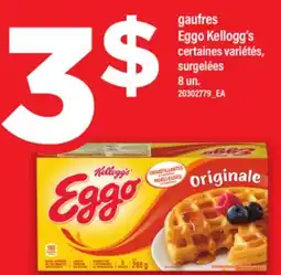 Maxi GAUFRES EGGO KELLOGG'S, 8 UN offer