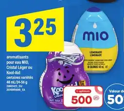 Maxi AROMATISANTS POUR EAU MIO, CRISTAL LÉGER OU KOOL-AID, 48 ML/24-56 G offer