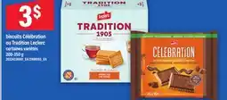 Maxi BISCUITS CÉLÉBRATION OU TRADITION LECLERC, 200-350 g offer