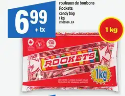 Maxi ROULEAUX DE BONBONS ROCKETS, 1 KG offer