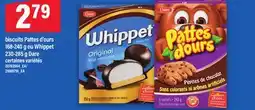 Maxi BISCUITS PATTES D'OURS, 168-240 G OU WHIPPET, 230-285 G DARE offer