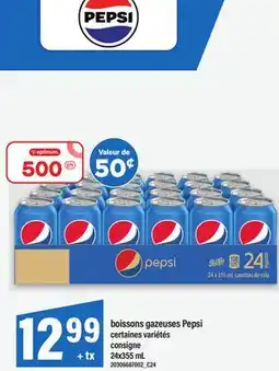 Maxi BOISSONS GAZEUSES PEPSI, 24X355 ML offer