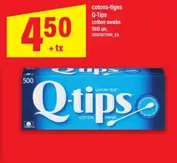 Maxi COTONS-TIGES Q-TIPS | COTTON SWABS, 500 UN offer