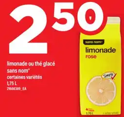 Maxi LIMONADE OU THÉ GLACÉ SANS NOM ,1,75 L offer