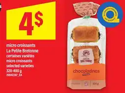Maxi MICRO CROISSANTS LA PETITE BRETONNE | MICRO CROISSANTS, 320-400 G offer