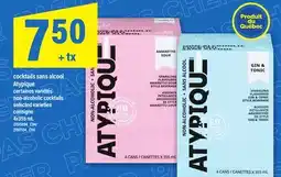 Maxi COCKTAILS SANS ALCOOL ATYPIQUE | NON-ALCOHOLIC COCKTAILS, 4X355 ML offer