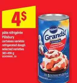 Maxi PÂTE RÉFRIGÉRÉE PILLSBURY | REFRIGERATED DOUGH, 383-496 G offer