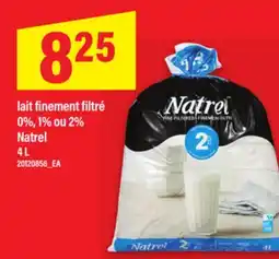 Maxi LAIT FINEMENT FILTRÉ O 0%, 1% ou 2% NATREL, 4 L offer