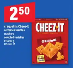 Maxi CRAQUELINS CHEEZ-IT | CRACKERS, 191/200 G offer