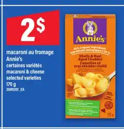 Maxi MACARONI AU FROMAGE ANNIE'S | MACARONI & CHEESE, 170 G offer