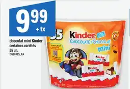 Maxi CHOCOLAT MINI KINDER, 55 UN offer