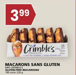 Rachelle-Bery Grocery MRS CRIMBLE'S GLUTEN-FREE MACAROONS offer