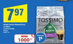 Maxi DISQUES TASSIMO MAXWELL HOUSE OU NABOB offer