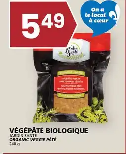 Rachelle-Bery Grocery JARDIN SANTÉ ORGANIC VEGGIE PÂTÉ offer