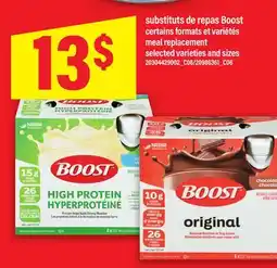 Maxi SUBSTITUTS DE REPAS BOOST | MEAL REPLACEMENT offer