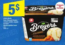 Maxi CRÈME GLACÉE CRÈMERIE BREYERS | ICE CREAM, 1, 41L offer
