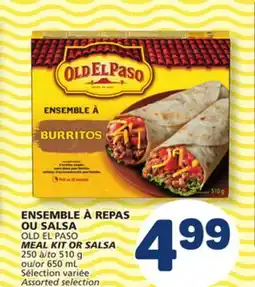 Marché Bonichoix OLD EL PASO MEAL KIT OR SALSA offer