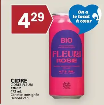 Rachelle-Bery Grocery CIDRES FLEURI CIDER offer