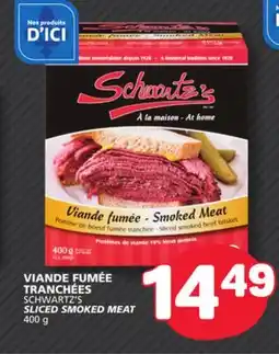 Marché Bonichoix SCHWARTZ'S SLICED SMOKED MEAT offer