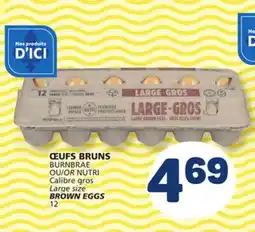 Marché Bonichoix BURNBRAE OR NUTRI Large size BROWN EGGS offer