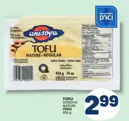 Marché Bonichoix UNISOYA NATURE TOFU offer
