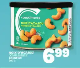 Marché Bonichoix COMPLIMENTS CASHEWS offer